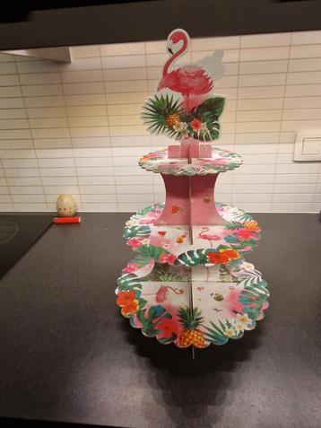 Verjaardag of communie deco flamingo, Ophalen, Nieuw, Versiering