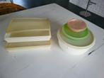 tupperware diepvriesdozen, opbergdoze, potjes en tupperware, Ophalen of Verzenden, Gebruikt, Groen, Overige typen