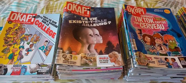 Set Okapi-tijdschriften, 10-15 jaar oud, als nieuw, Boeken, Kinderboeken | Jeugd | 10 tot 12 jaar, Zo goed als nieuw, Ophalen of Verzenden
