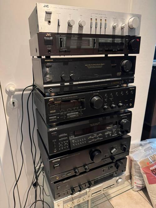 8x versterker Kenwood , Sony , JVC , technics , soundwave, Audio, Tv en Foto, Stereoketens, Zo goed als nieuw, JVC, Ophalen