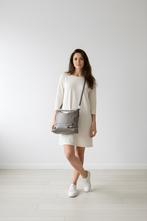 Nieuwe Luxe grijze Dames Handtas, Ophalen of Verzenden, Nieuw, Grijs, Handtas