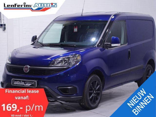 Fiat Doblò Cargo 1.3 MJ 95 pk L1H1 SX Airco, Navi, 17" LMV C, Auto's, Bestelwagens en Lichte vracht, Bedrijf, ABS, Airconditioning