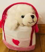 Sac à main avec peluche chien, Enfants & Bébés, Jouets | Peluches, Comme neuf, Enlèvement ou Envoi, Chien