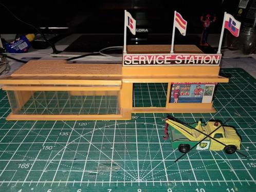 Set tankstations 1/76e/1/64e/1/43e, Hobby en Vrije tijd, Modelauto's | 1:43, Gebruikt, Auto, Overige merken, Ophalen of Verzenden