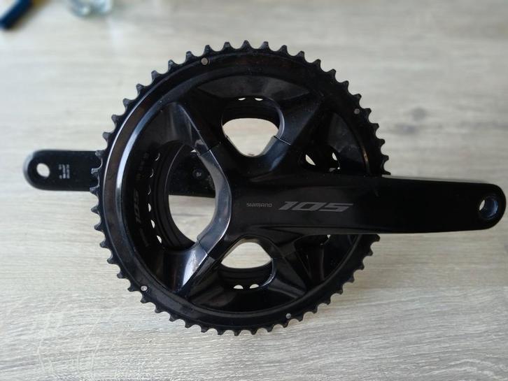 Shimano 105 crankstel, specifiek het model FC-R7100., Fietsen en Brommers, Fietsonderdelen, Zo goed als nieuw, Ophalen of Verzenden