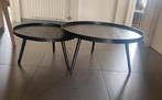 Ronde salontafels, Huis en Inrichting, Ophalen, Gebruikt, Rond
