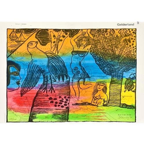 Corneille - "Gelderland", Antiquités & Art, Art | Lithographies & Sérigraphies, Envoi