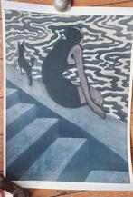 affiche Leon Spilliaert Baadster, Antiquités & Art, Enlèvement ou Envoi