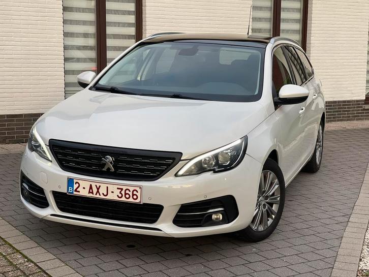 Peugeot - 2017 - 1.6diesel - euro6b, Autos, Peugeot, Particulier, Diesel, Euro 6, Break, 5 portes, Boîte manuelle, Blanc, Noir
