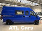 Fiat Ducato 2.8 D | MOBILHOME | 1STE EIGENAAR | EX OVERHEID, Auto's, Fiat, Gebruikt, 4 cilinders, Blauw, 9 zetels