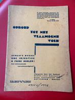 Oproep tot het Vlaamsche Volk 1931 Amnestie, Ophalen of Verzenden