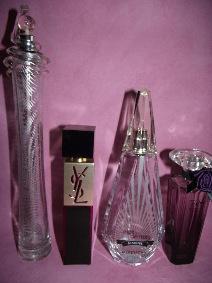 collectie lege flessen zie details perfecte staat, Verzamelen, Parfumverzamelingen, Gebruikt, Parfumfles, Ophalen of Verzenden