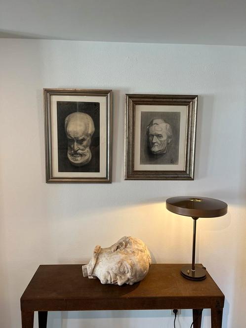 Grote buste gips - W. Rössler 1951, Antiek en Kunst, Kunst | Beelden en Houtsnijwerken, Ophalen