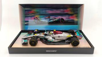 Minichamps Mercedes W13 Lewis Hamilton 2022 Miami GP 1/18