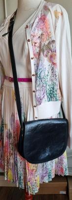 Leren crossbody tas made in Italy vera pelle, Ophalen of Verzenden, Zo goed als nieuw