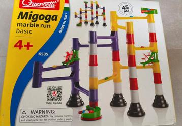 Migoga knikkerbaan 6536 + veel extra stukken  beschikbaar voor biedingen