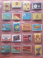 20 vintage etiketten lucifersdoosjes/labels matchboxes SIGAR, Gebruikt, Ophalen of Verzenden, Luciferdoosjes of -merken