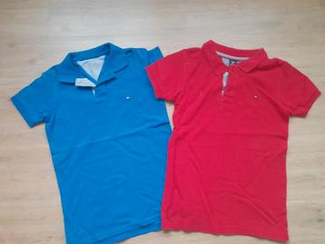2 x polo tommy hilfiger maat 140  als NIEUW beschikbaar voor biedingen