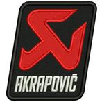 Patch Akrapovic - 83 x 104 mm, Hobby en Vrije tijd, Kledingapplicaties en Hotfix, Ophalen of Verzenden, Nieuw