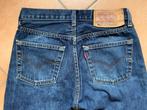 Levi's jeans 501 donkerblauw vervaagd W30 L32 Pre-used, W32 (confectie 46) of kleiner, Gedragen, Blauw, Levi's