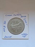 Cook islands 20 Ct 2010 UNC, Ophalen of Verzenden