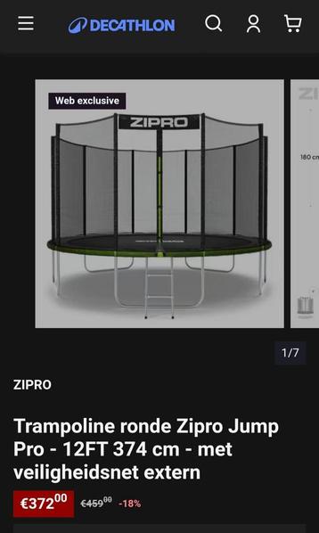 Trampoline (kapot) beschikbaar voor biedingen