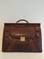 Sac à main en Peau de serpent, Handtassen en Accessoires, Tassen | Damestassen, Ophalen, Gebruikt, Bruin, Handtas