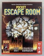 Pocket Escape Room Het Lot van Londen compleet 999 Games, Hobby en Vrije tijd, Gezelschapsspellen | Bordspellen, Gebruikt, Ophalen of Verzenden