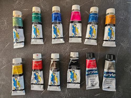 daler rowney acrylverf, Hobby en Vrije tijd, Schilderen, Gebruikt, Acrylverf, Ophalen of Verzenden