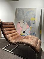 Fauteuil leder, Ophalen, Gebruikt, Leer