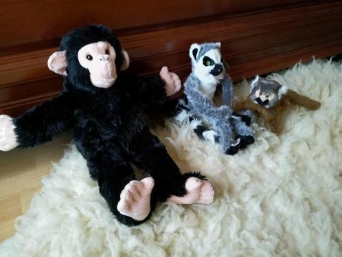 knuffel aap (3 stuks grootte 50cm, 40cm, 20cm), Kinderen en Baby's, Speelgoed | Knuffels en Pluche, Ophalen of Verzenden