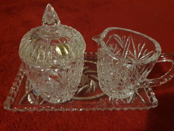 Boheems loodkristal set, Antiek en Kunst, Antiek | Glaswerk en Kristal, Ophalen