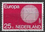 Nederland 1970 - Yvert 914 - Europa - 25 c.  (ST), Timbres & Monnaies, Timbres | Pays-Bas, Affranchi, Envoi