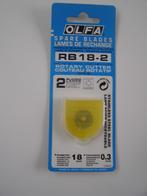 Olfa spare blade RB 18-2 pour rotary cutter RTY-4, Hobby & Loisirs créatifs, Pièce ou Accessoires, Enlèvement ou Envoi, Neuf
