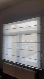 Rolgordijn wit, optrekbaar met 6 dwarslatten B 175, H 156cm, Huis en Inrichting, Stoffering | Gordijnen en Lamellen, Ophalen, Wit