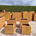 Vierkante plantenbak cortenstaal 30 x 30 x 30, Tuin, Minder dan 60 cm, Vierkant, Nieuw
