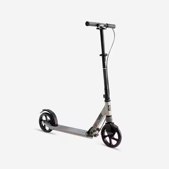 STEP MID9 GRIJS Oxelo, Fietsen en Brommers, Steps, Zo goed als nieuw, Ophalen