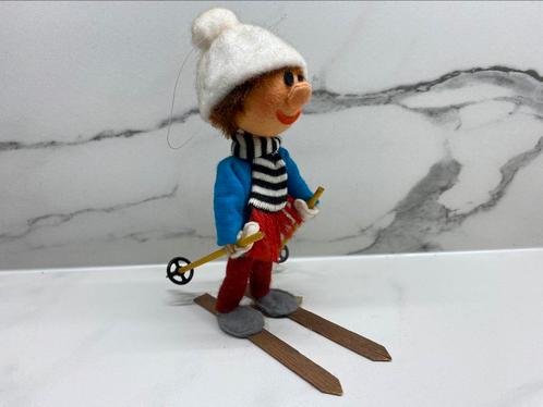 Vintage pop skiër “Le Perce-Neige” jaren ‘60, Collections, Jouets miniatures, Comme neuf, Enlèvement ou Envoi