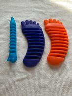 CD houder rekje orange voet blauwe worm design  lengte 22 cm, Huis en Inrichting, Woonaccessoires | Cd- en Dvd-rekken, Kunststof
