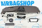 Airbag kit Tableau de bord brun blanc BMW 5 serie G30, Utilisé, Enlèvement ou Envoi