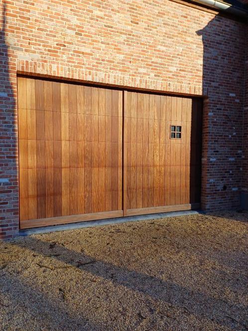 Afromozia garagepoort, Auto diversen, Autostaanplaatsen en Garages