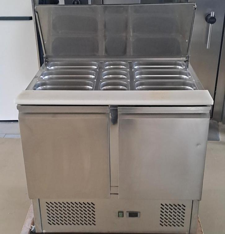 Saladette Topcold 2 deurs 9 potten, Zakelijke goederen, Horeca | Keukenapparatuur, Ophalen