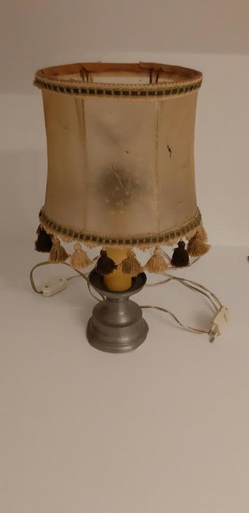 Lampe avec base en étain, toujours en état de marche, H 38 c, Enlèvement ou Envoi