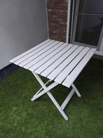 Houten tuintafeltje, Ophalen