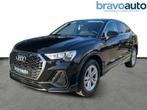 Audi Q3 SPORTBACK 35 TFSI + CARPLAY, Auto's, Automaat, 1498 cc, Zwart, Bedrijf