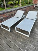 Loungestoel, Tuin en Terras, Ligbedden, Zo goed als nieuw, Aluminium, Verstelbaar