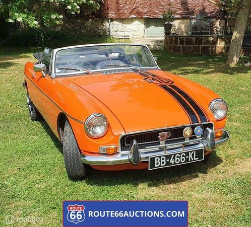 MG MGB Cabriolet -1972 | Route 66 Auctions, Auto's, Oldtimers, Bedrijf, Te koop, MG, Benzine, Overige carrosserie, 2 deurs, Handgeschakeld