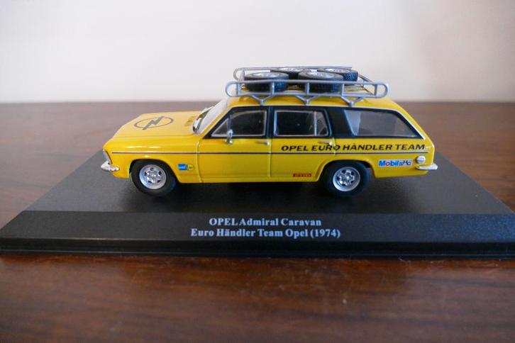 Miniatuur Opel Admiral Caravan Assistance, Hobby en Vrije tijd, Modelauto's | 1:43, Zo goed als nieuw, Auto, Overige merken, Ophalen of Verzenden