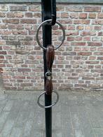 Lederen bit, Dieren en Toebehoren, Paarden en Pony's | Hoofdstellen en Tuigage, Ophalen of Verzenden, Gebruikt, Springen