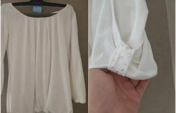 Witte zomer blouse van amelie amelie  